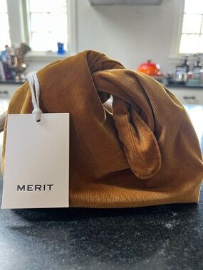 Merit Velvet Knot Clutch in Mustard